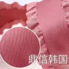 Korean webbing ruffled edge fabric lace tape manufacturer direct sales for export, 50Y Item Picture